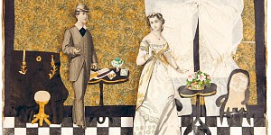 Bei uns gibt es immer wieder etwas zu entdecken. Zum Beispiel ein Klebealbum aus der Zeit um 1870.